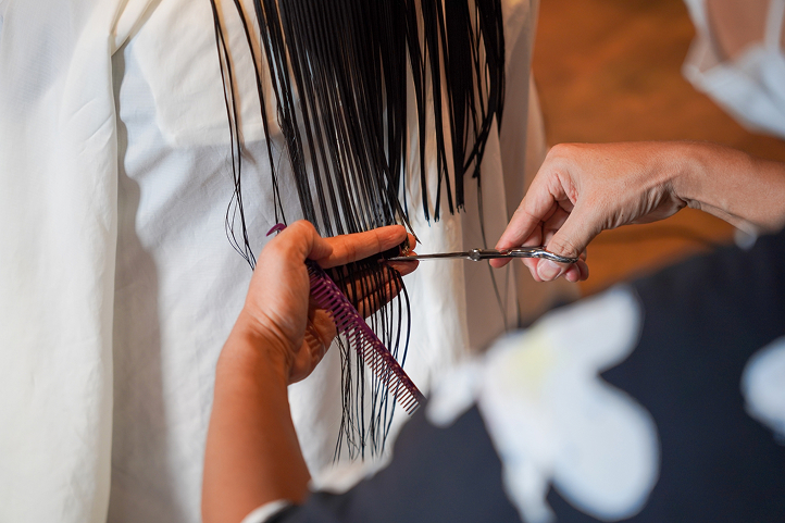 女性・髪・カット